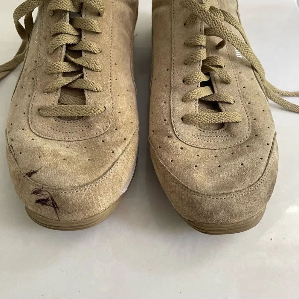 Puma Men's Brown Suede Sneakers